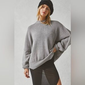Free People Easy Street Tunic - heather grey